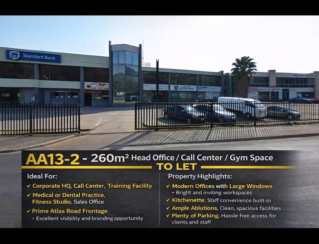 Office property to rent in ANDERBOLT